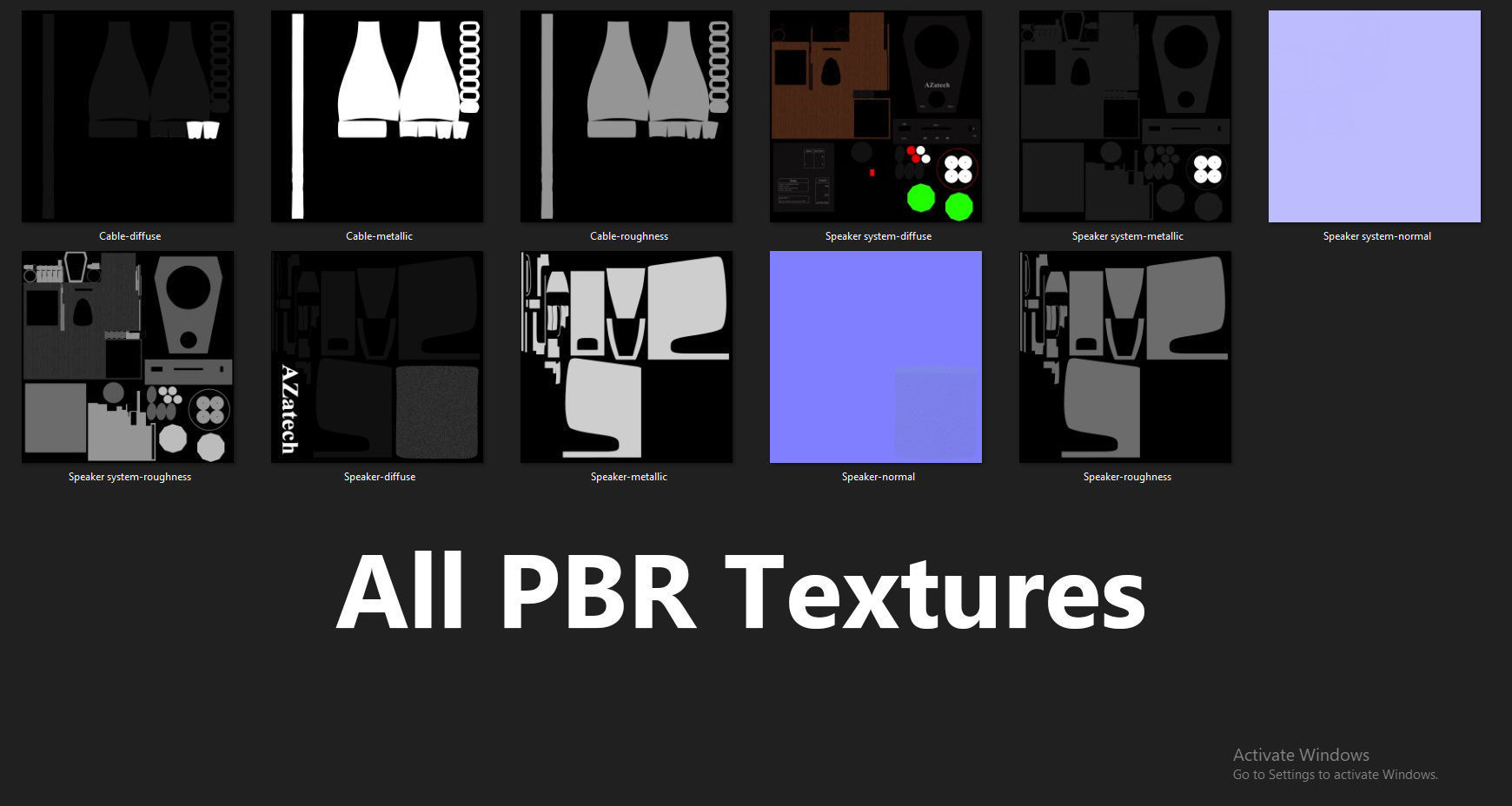 Smart Speaker System 3D model_18