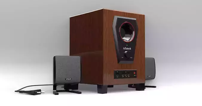 Smart Speaker System 3D model