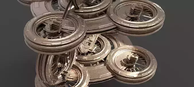 Ancient Alien Star Ring 12 