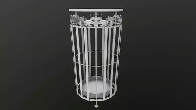 Bucket 3D Model circle
