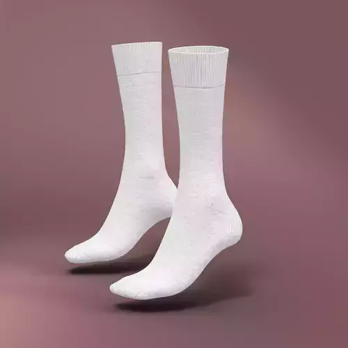 SOCKS MARVELOUS DESIGNER  CLO3D 3D model
