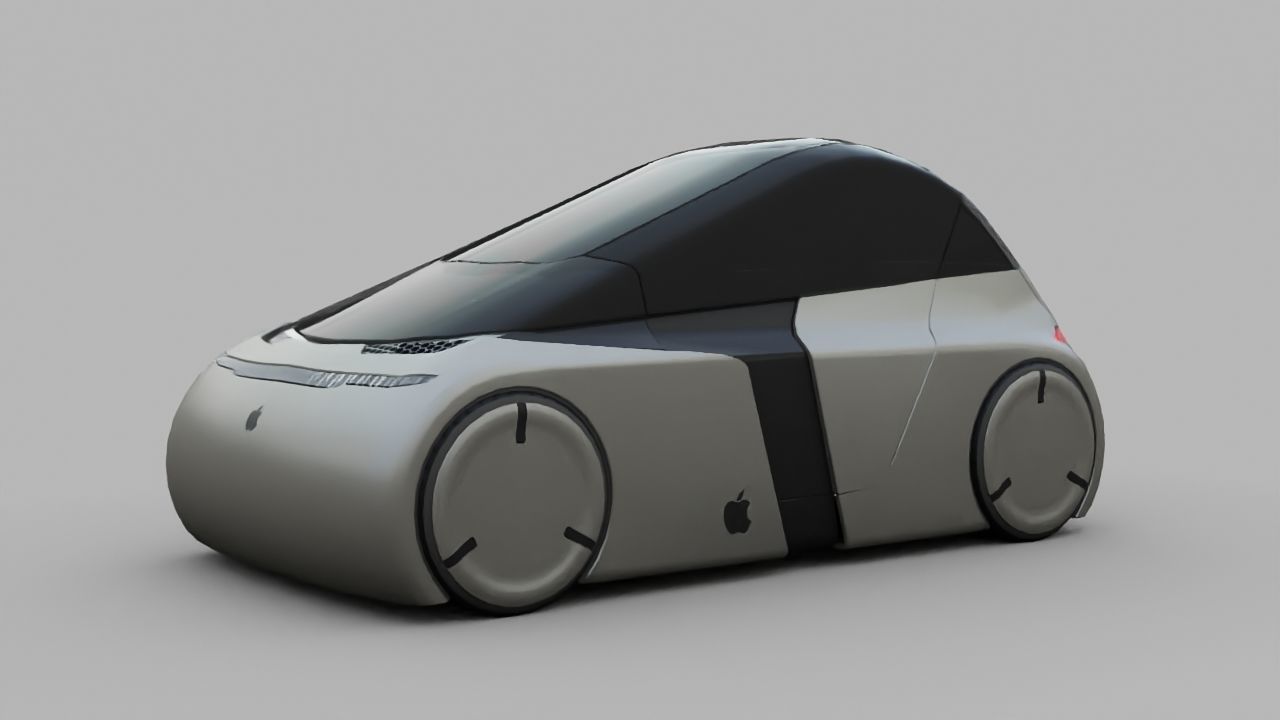 APPLE CONCEPT CAR  G3  rigged  3D model_3