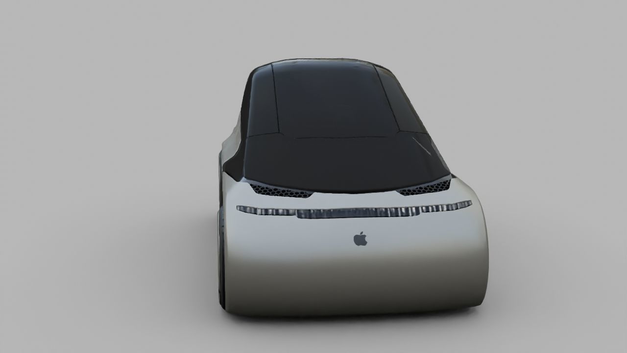APPLE CONCEPT CAR  G3  rigged  3D model_8