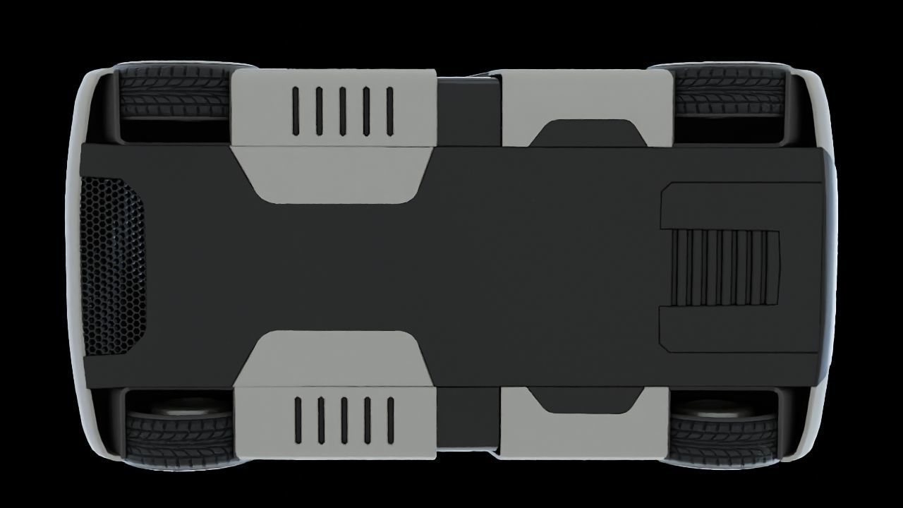 APPLE CONCEPT CAR  G3  rigged  3D model_31