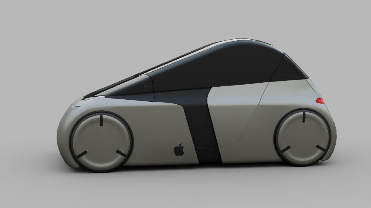 APPLE CONCEPT CAR  G3  rigged  3D model_1