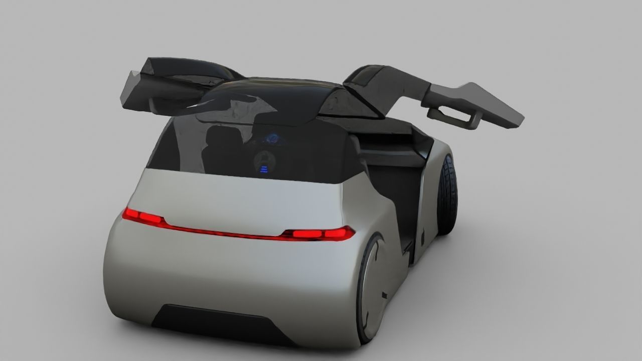 APPLE CONCEPT CAR  G3  rigged  3D model_18