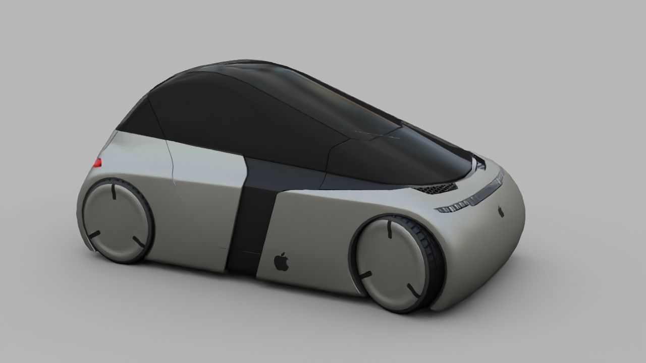 APPLE CONCEPT CAR  G3  rigged  3D model_12