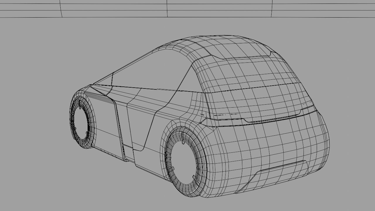 APPLE CONCEPT CAR  G3  rigged  3D model_40