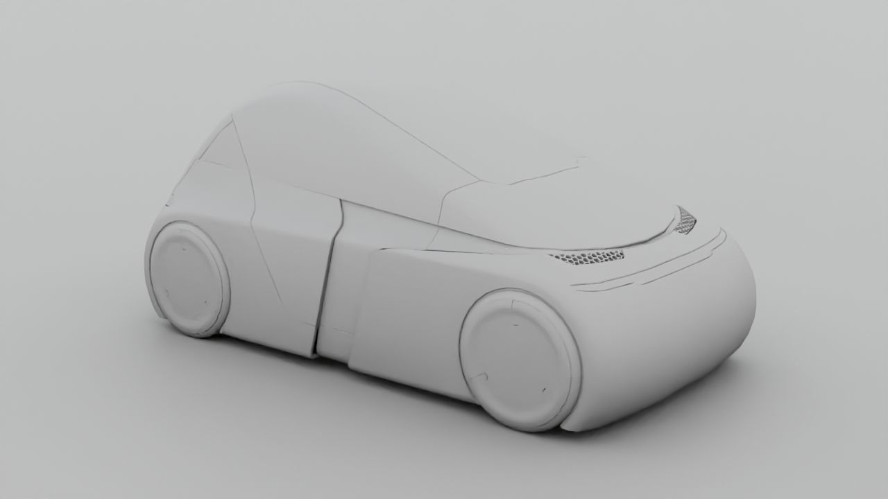 APPLE CONCEPT CAR  G3 rigged 3D model_35