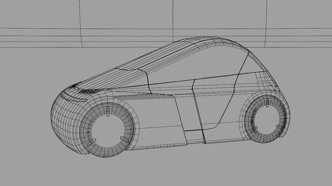 APPLE CONCEPT CAR  G3 rigged 3D model_39