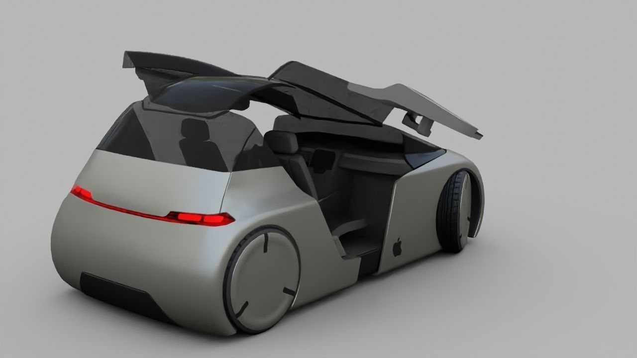 APPLE CONCEPT CAR  G3 rigged 3D model_17