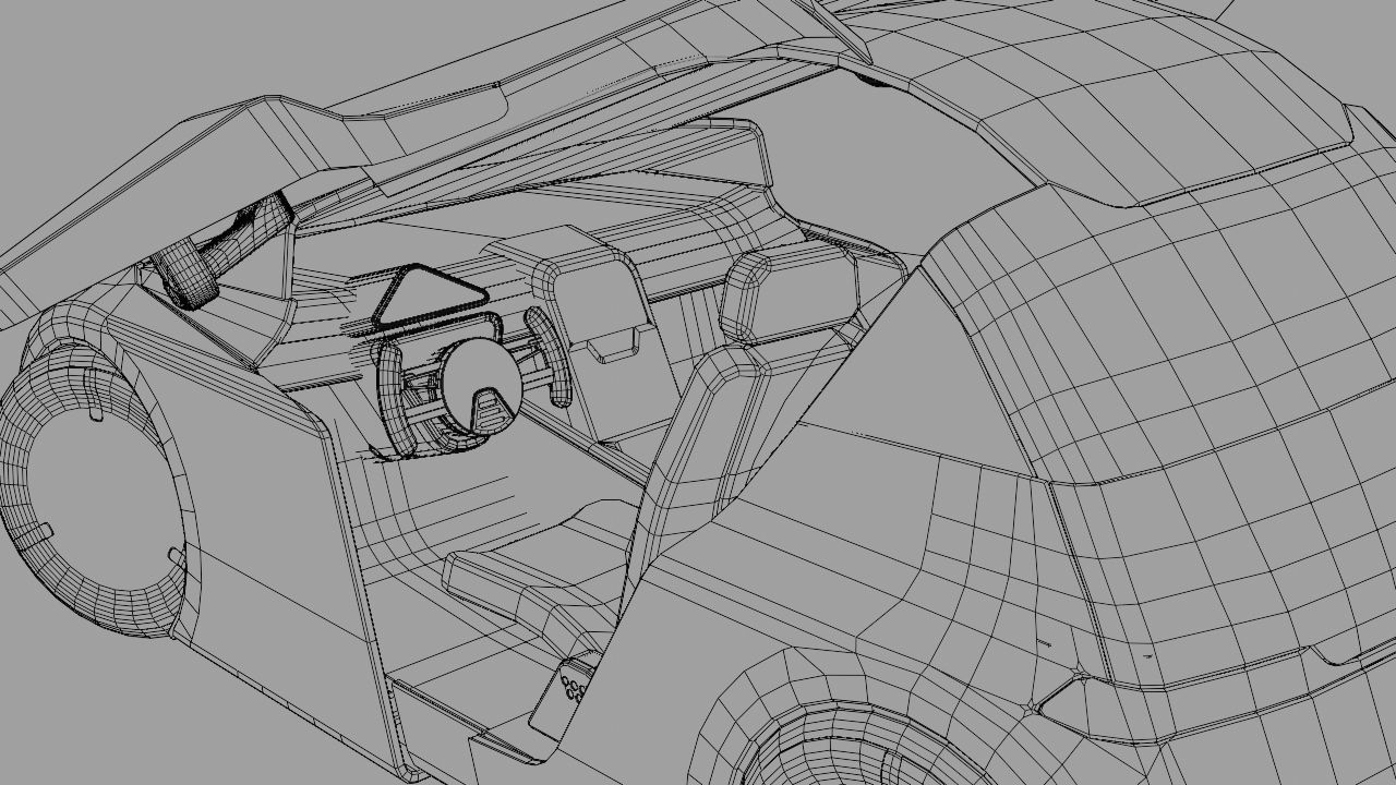 APPLE CONCEPT CAR  G3 rigged 3D model_41