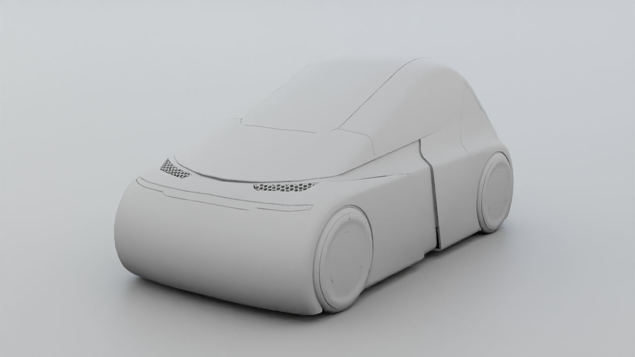 APPLE CONCEPT CAR  G3 rigged 3D model_34