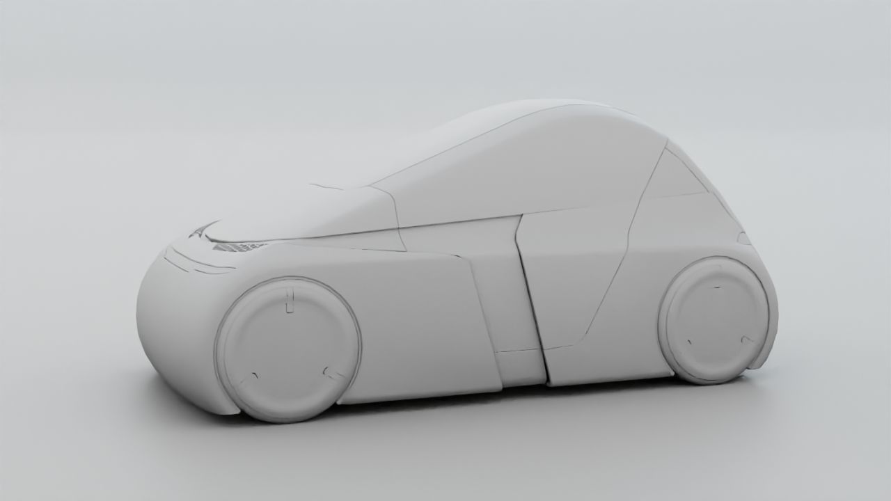APPLE CONCEPT CAR  G3 rigged 3D model_33