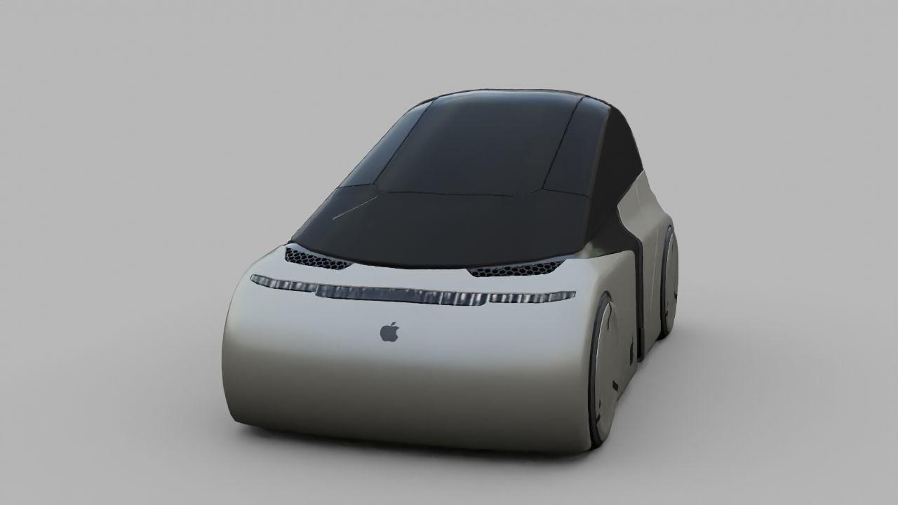 APPLE CONCEPT CAR  G3 rigged 3D model_6