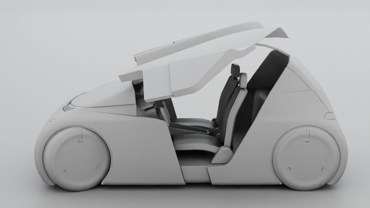 APPLE CONCEPT CAR  G3 rigged 3D model_38