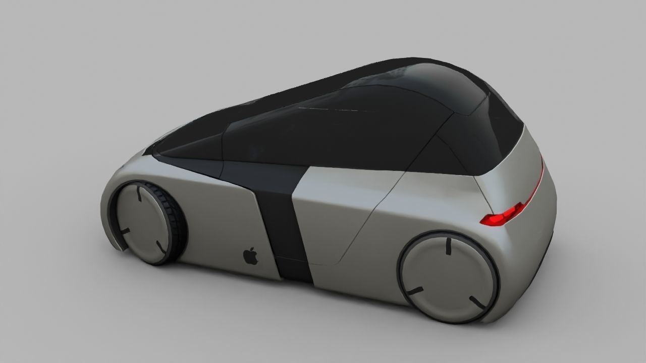 APPLE CONCEPT CAR  G3 rigged 3D model_24