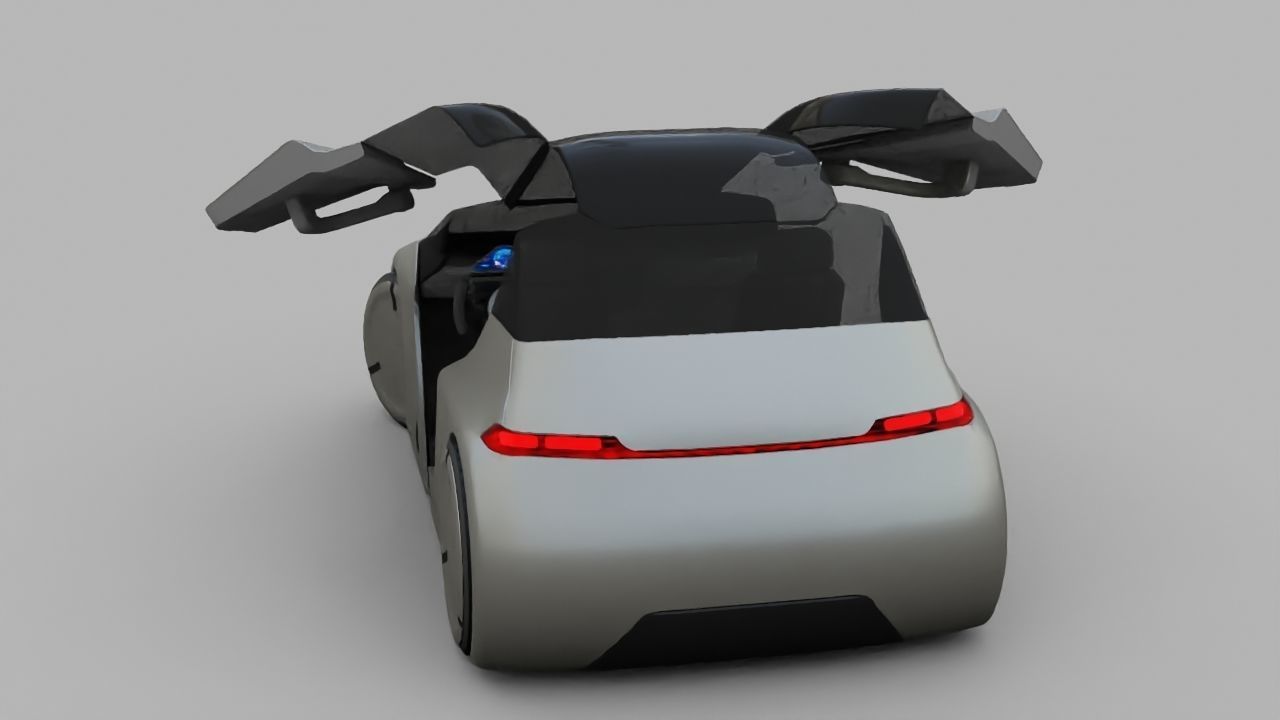 APPLE CONCEPT CAR  G3 rigged 3D model_19