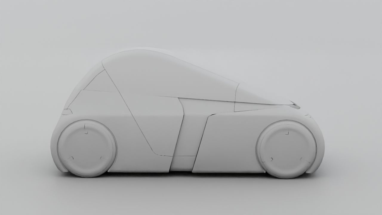 APPLE CONCEPT CAR  G3 rigged 3D model_36