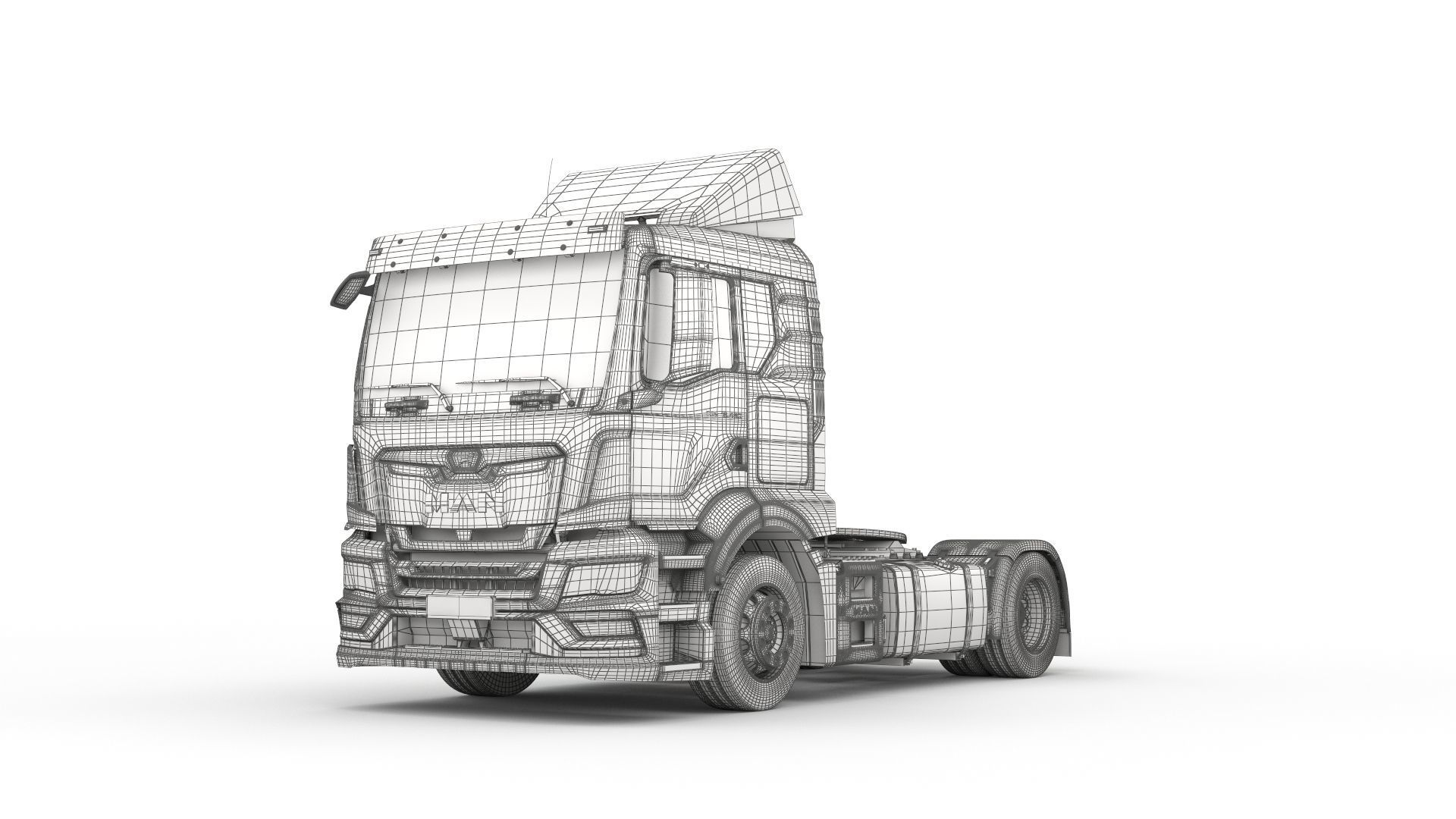 Man TGS 2020 with interior 3D model_17