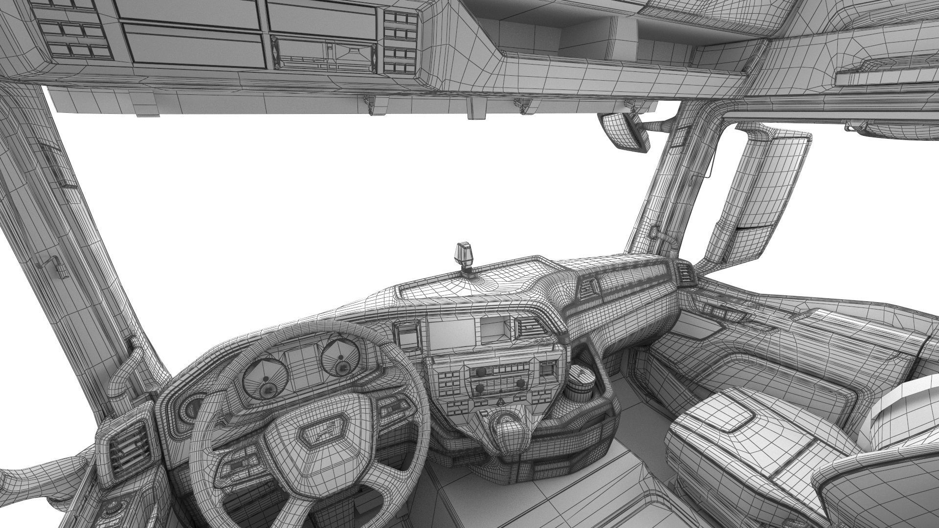 Man TGS 2020 with interior 3D model_23