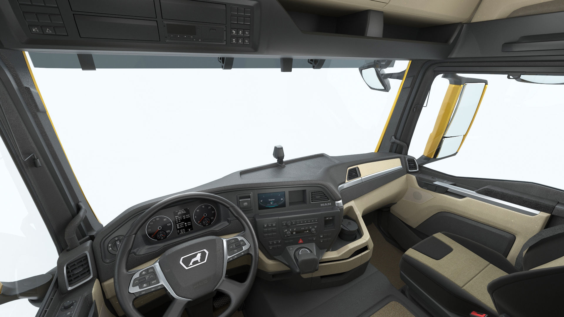 Man TGS 2020 with interior 3D model_9