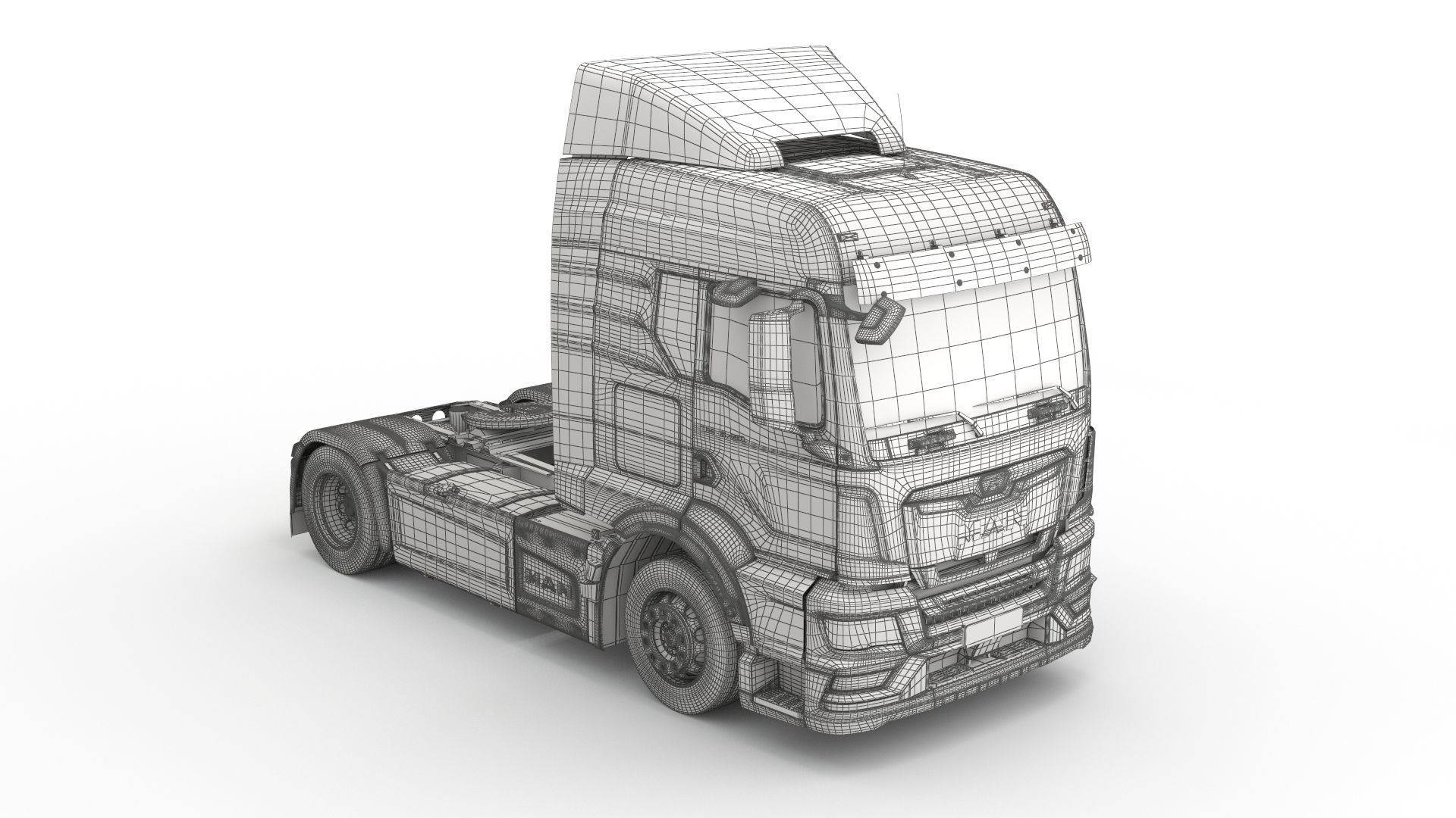 Man TGS 2020 with interior 3D model_20