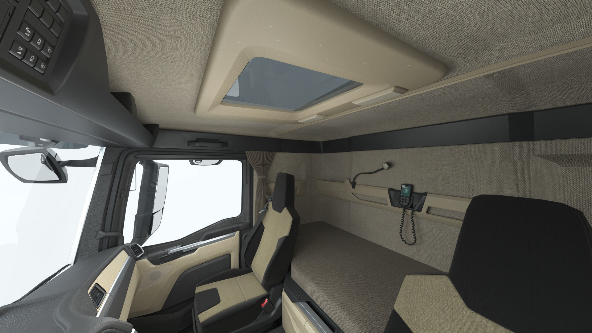 Man TGS 2020 with interior 3D model_12