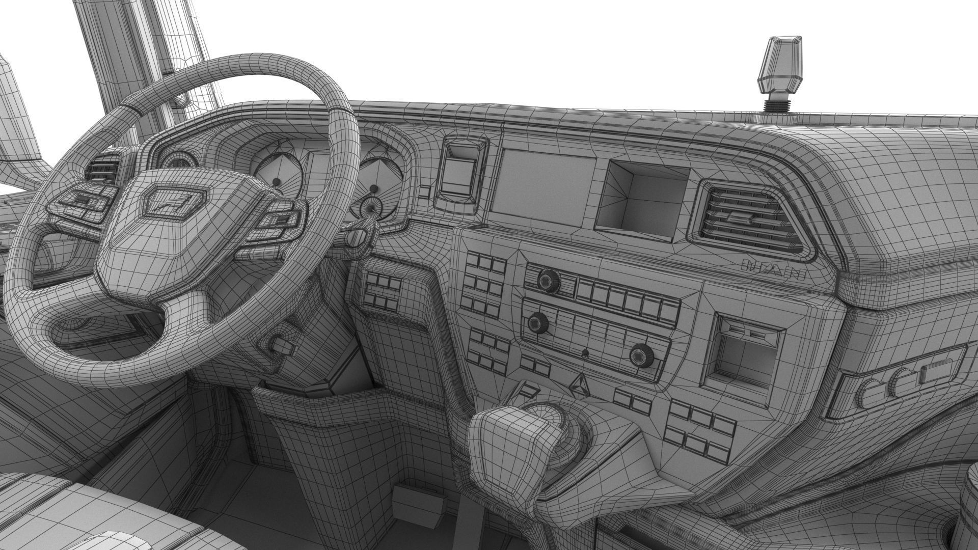 Man TGS 2020 with interior 3D model_26