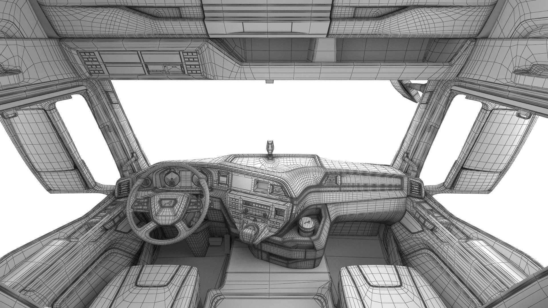 Man TGS 2020 with interior 3D model_24