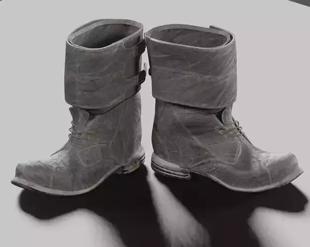 Medieval leather boots