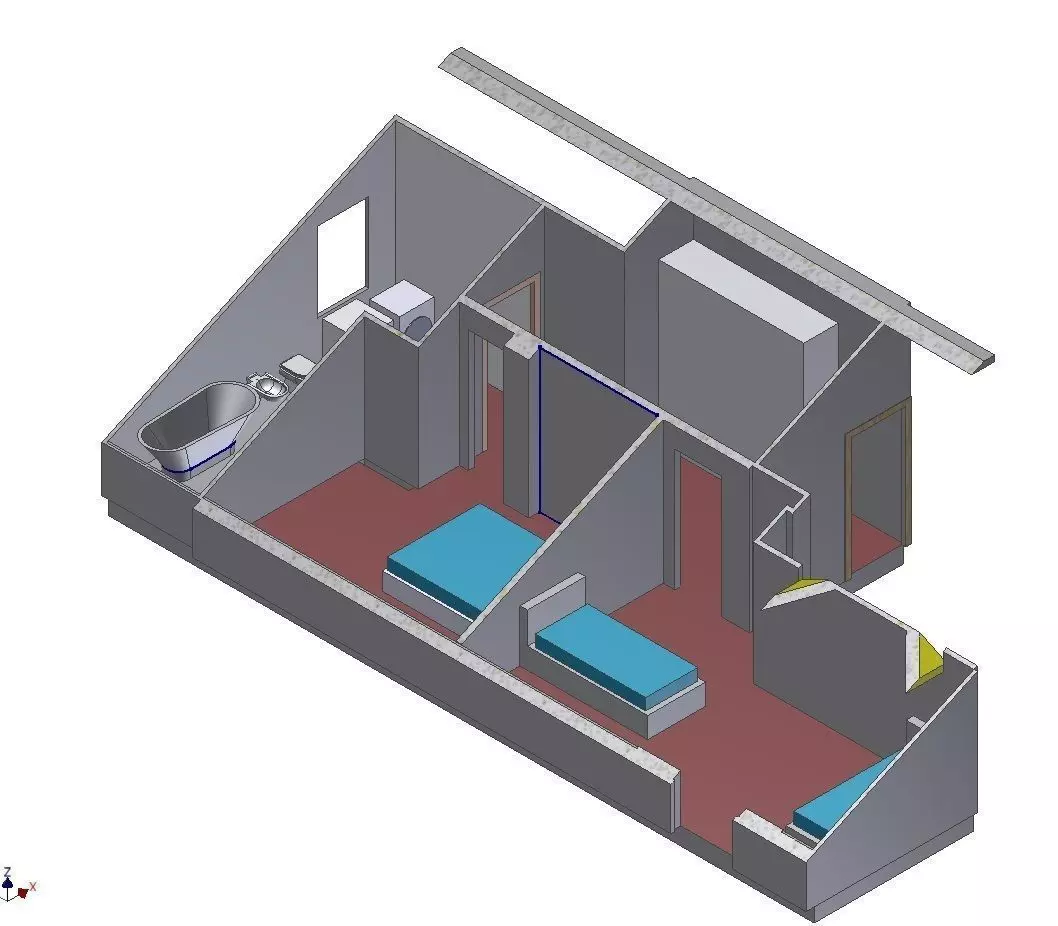 CASA OGGETTISTICA VARIA Free 3D model_0