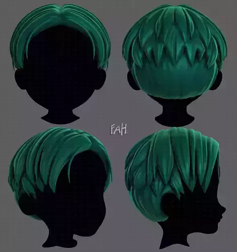 3D Hair style for boy V94