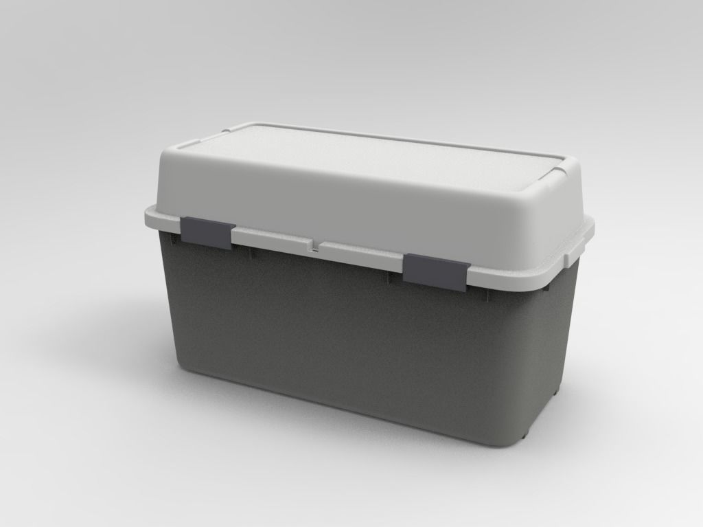 Storage Box 3D model_12