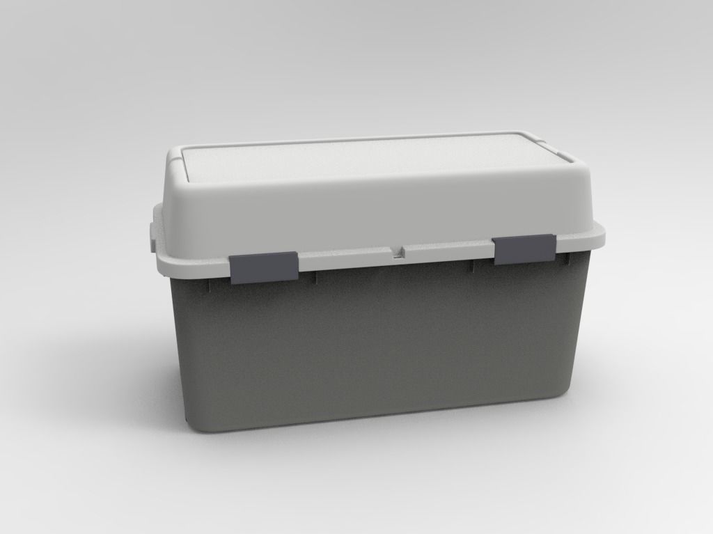 Storage Box 3D model_2