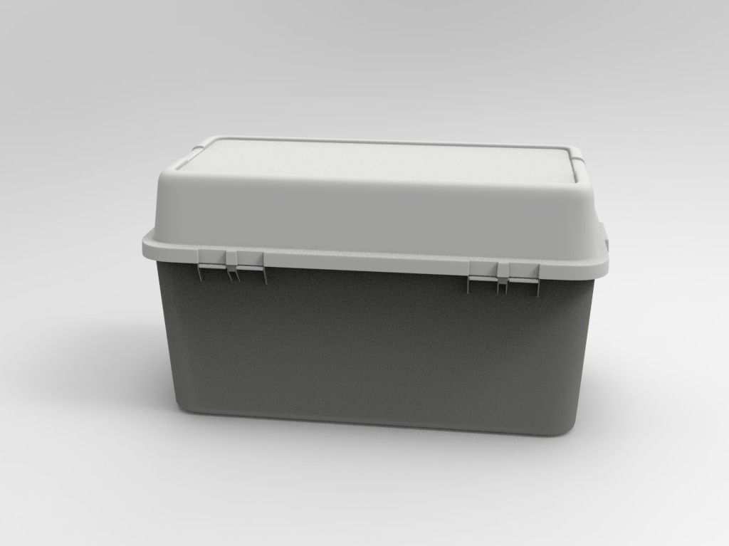 Storage Box 3D model_4
