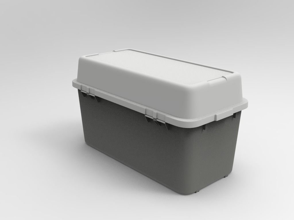 Storage Box 3D model_6