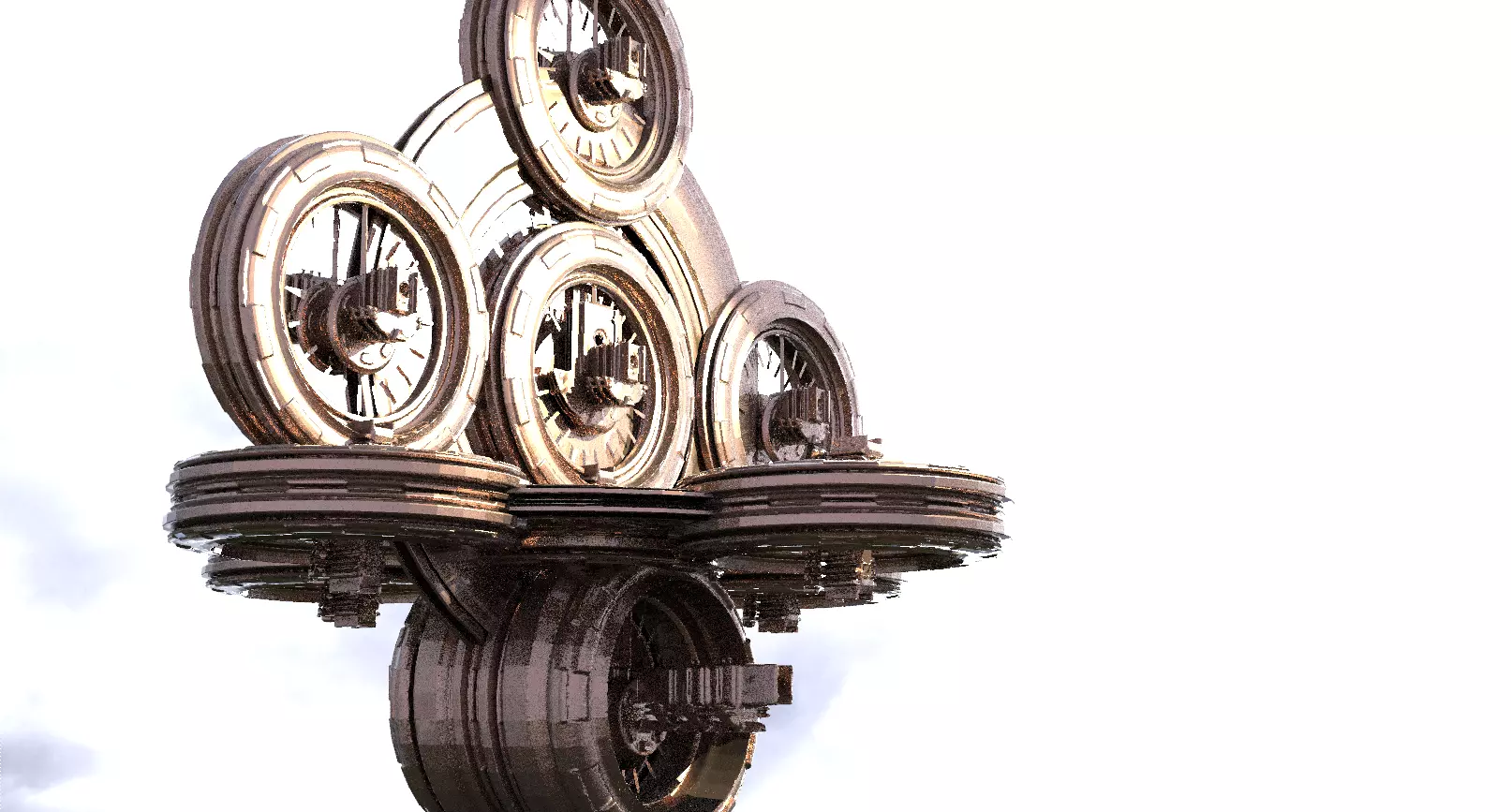 Ancient Alien Star Ring Monolith 6  3D model_0