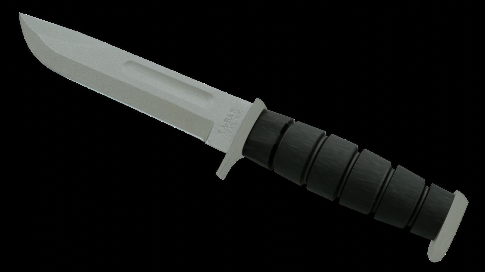 Kabar Combat Knife Low-poly 3D Models Low-poly 3D model_1