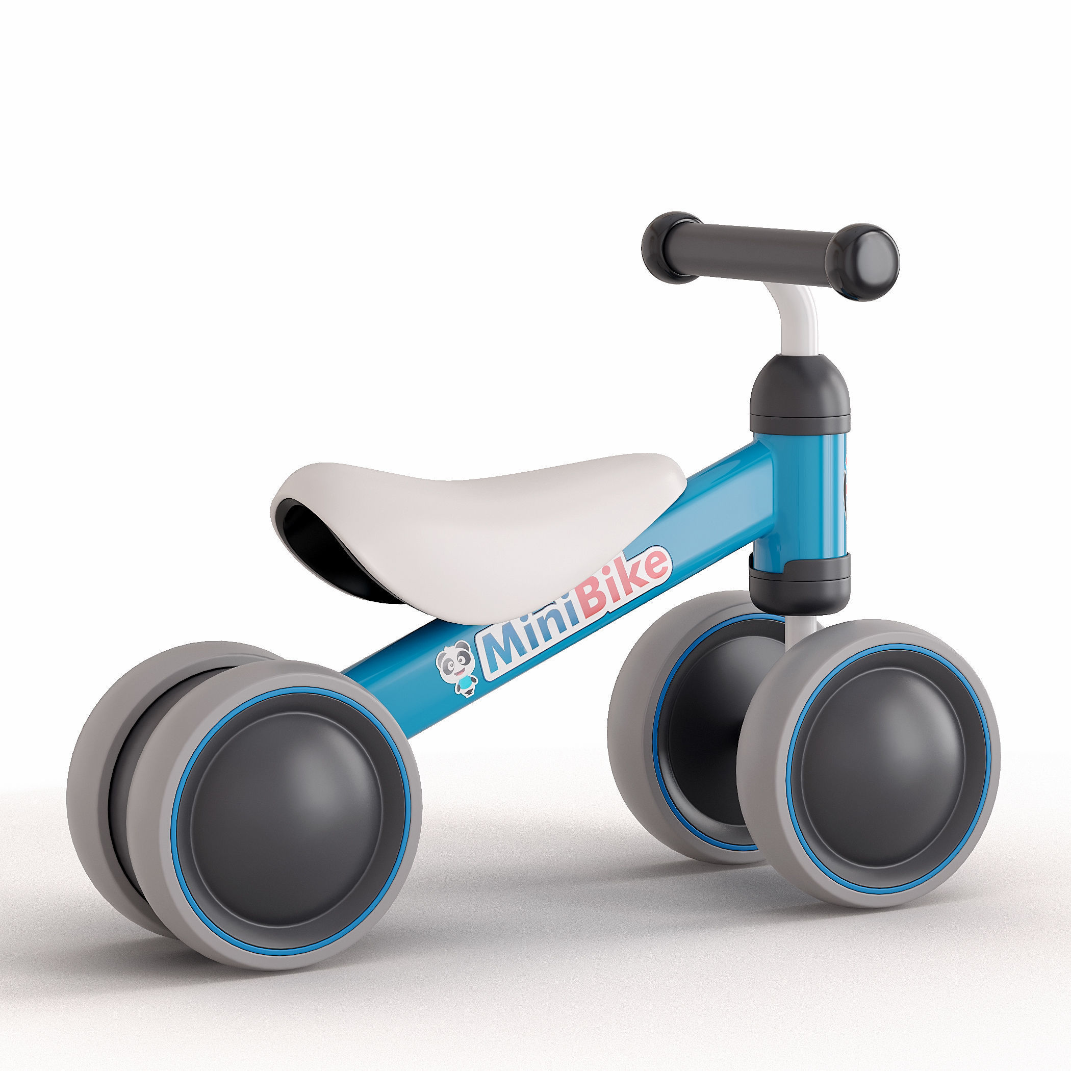 Children bicycle Runbike Minibike 3D model_1
