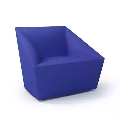 Modern Blue Armchair