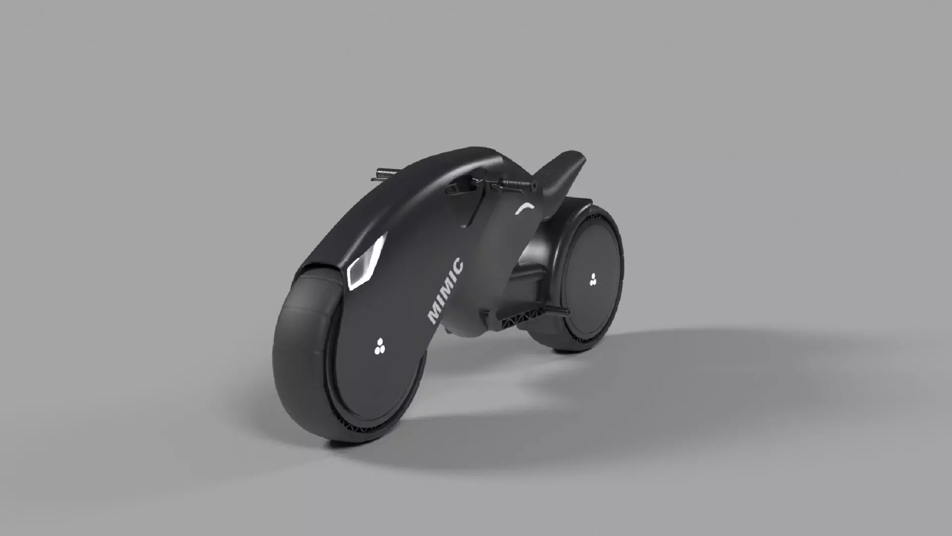 Electric Bike Low-poly 3D model_0