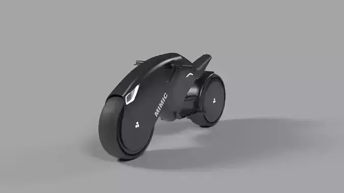Electric Bike Low-poly 3D model