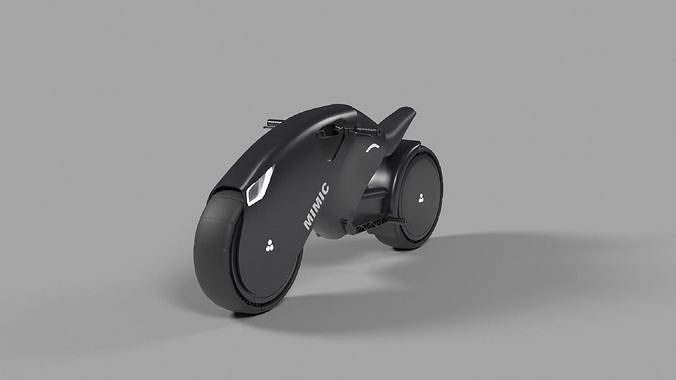 Electric Bike Low-poly 3D model