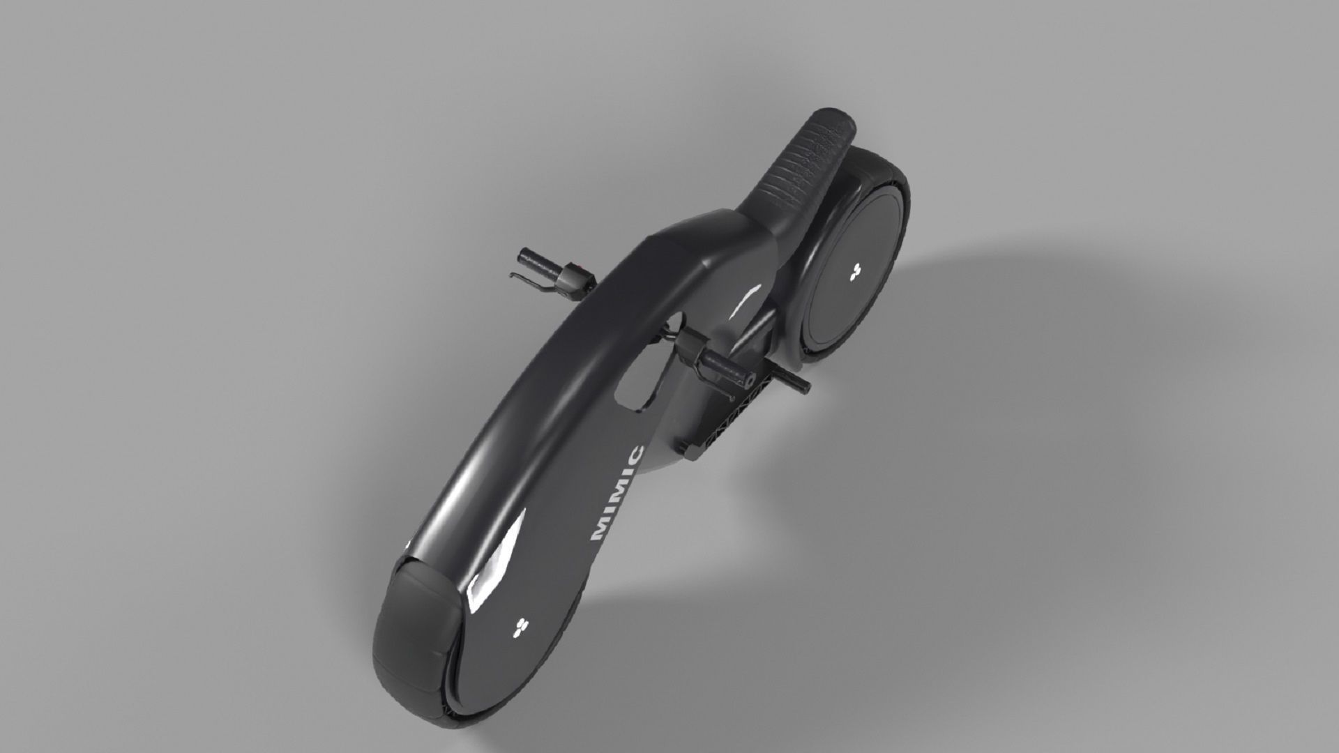 Electric Bike Low-poly 3D model_2