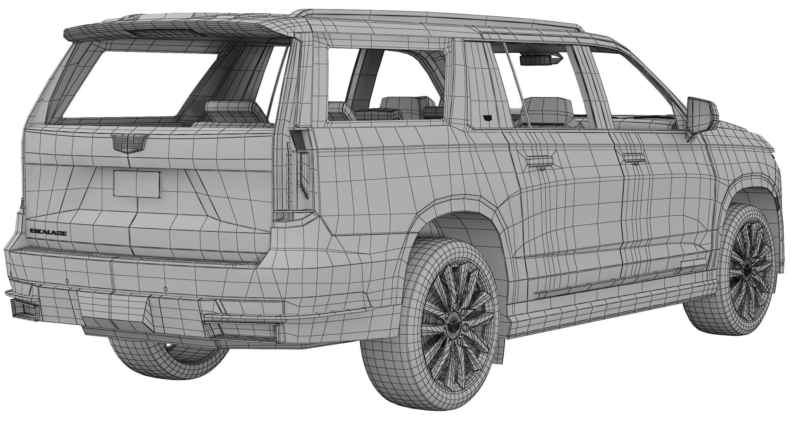 Cadillac Escalade ESV Luxury 3D model_10