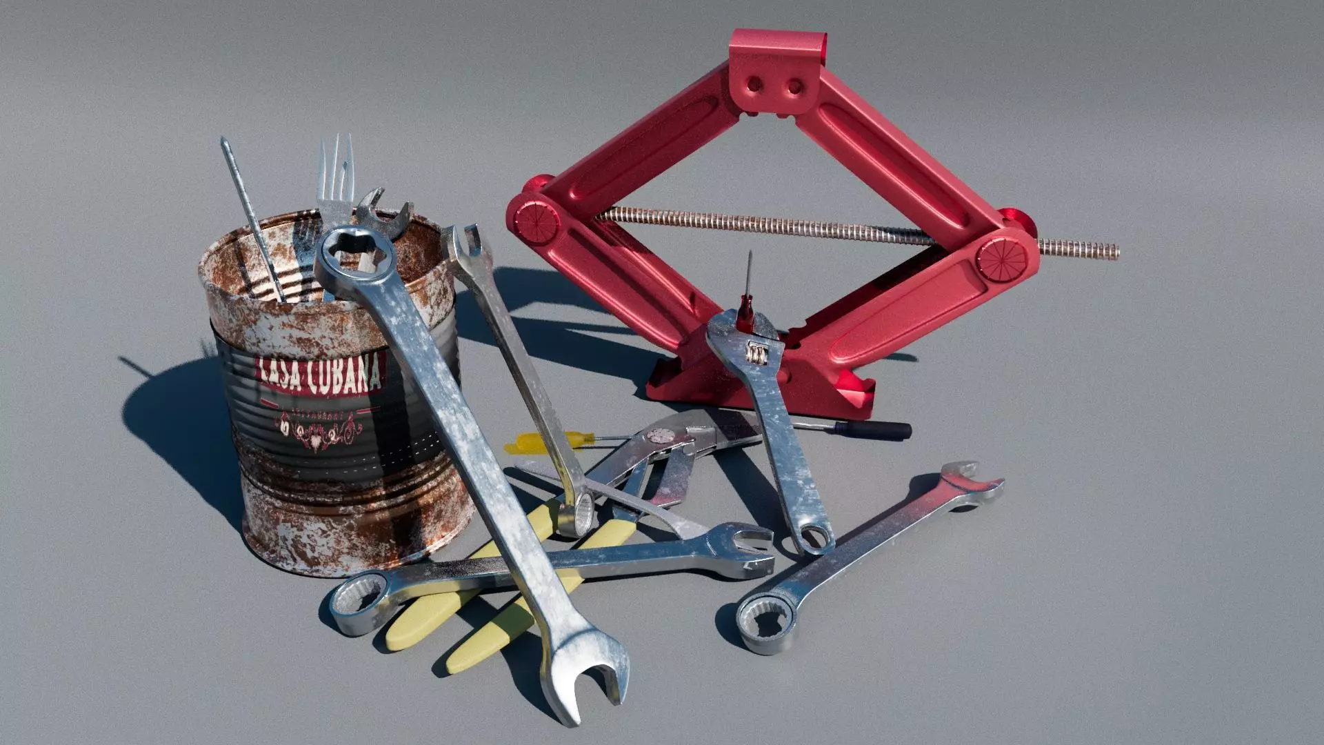 Simple Tools for any use 3D model