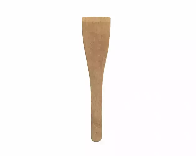 Wooden Spatula 3D model