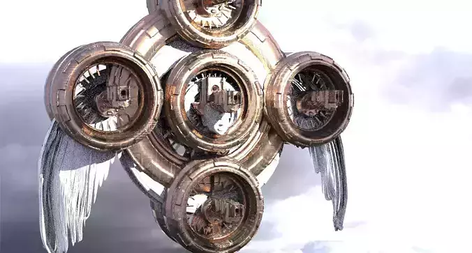 Ancient Alien Star Ring Monolith 11 Kit bash