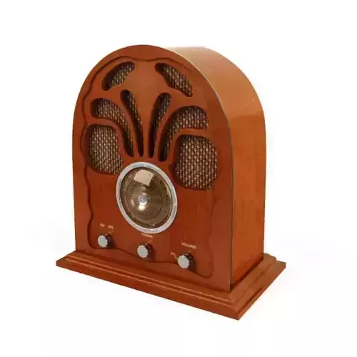 Retro Wooden Radio